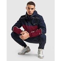 Red Run Activewear Crimson Wave Tech Track Jacket - Burgundy - Mens