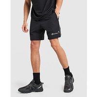 Red Run Activewear Carbon Impact Panel Sport Shorts - Black - Mens