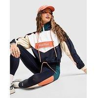 Red Run Activewear Elements Crop Windbreaker - Blue - Womens