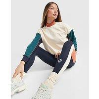 Red Run Activewear Elements Crop Sweatshirt - Cream - Womens