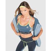 Red Run Activewear Sky Volt Strappy Sports Bra - Blue - Womens