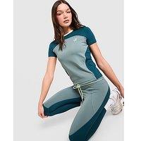 Red Run Activewear Skyline Technical Sports Top - Green - Womens