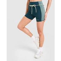 Red Run Activewear Skyline Cycling Shorts - Green - Womens