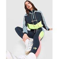 Red Run Activewear Azure Cropped Windbreaker - Blue - Womens