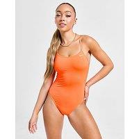 Nike Tieback Swimsuit - Orange - Womens