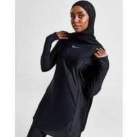 Nike Long Sleeve Swim Tunic - Black - Womens