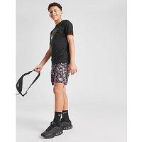 Nike Happy Daze All Over Print Swim Shorts Junior - Black