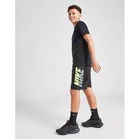 Nike Large Logo Swim Shorts Junior - black