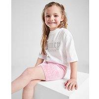 JUICY COUTURE T-Shirt/Mono Bike Shorts Set Children - White