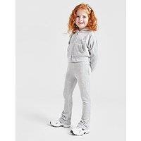 JUICY COUTURE Velour Hoodie/Flares Tracksuit Children - Grey