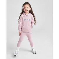 New Balance Girls' Arch Logo Hoodie/Leggings Set Infant - Pink