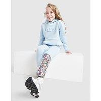 New Balance Girls' Tonal Graphic Hoodie/Leggings Set Children - Blue