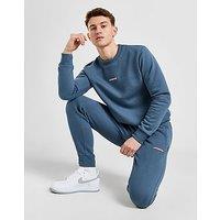 McKenzie Essential Crew Tracksuit - Blue - Mens