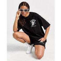 Hoodrich Glow Boyfriend T-Shirt - Black - Womens