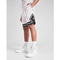Jordan Diamond Striped Shorts Junior - white