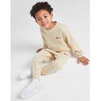 Nike Essential Crew Tracksuit Children - Brown