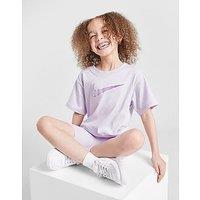 Nike Girls' Swoosh T-Shirt/Shorts Set Children - Purple