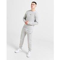 McKenzie Essential Crew Tracksuit - Grey - Mens