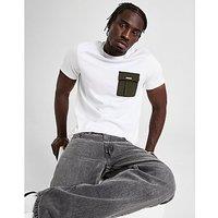 Belier Woven Pocket T-Shirt - White - Mens
