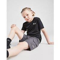 Under Armour UA Tech T-Shirt/Woven Cargo Shorts Set Children - Black