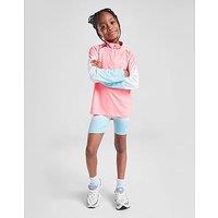 Under Armour Girls' Tech Ombre 1/4 Zip Top/Shorts Set Children - Pink
