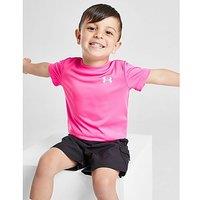 Under Armour Tech T-Shirt/Woven Cargo Shorts Set Infant - Pink