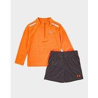 Under Armour UA Tech Twist 1/4 Zip/Shorts Set Infant - Orange