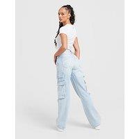 Hoodrich Script Cargo Jeans - Blue - Womens