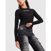 Hoodrich Script Cargo Jeans - Black - Womens