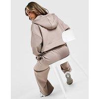 DAILYSZN Cropped Hoodie - Grey - Womens