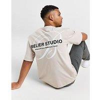 Belier Initial T-Shirt - Beige - Mens