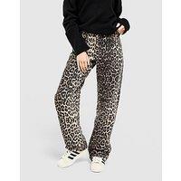 Unlike Humans Mid-Rise Loose Jeans - Brown - Womens