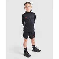 Nike Academy 1/4 Zip Top/Shorts Set Children - Black