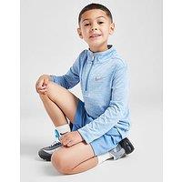 Nike Pacer 1/4 Zip Top/Shorts Set Children - Blue