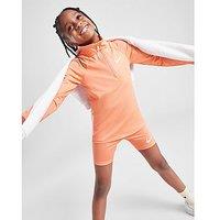 Nike Girls' Pacer 1/4 Zip Top/Shorts Set Children - Orange