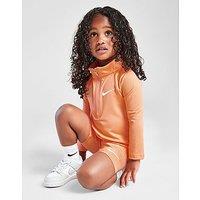 Nike Girls' Pacer 1/4 Zip/Cycle Shorts Set Infant - Orange