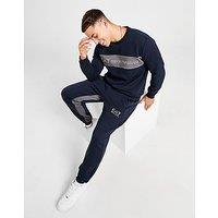 EA7 Emporio Armani Colour Block Joggers - Navy - Mens