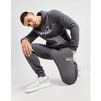 EA7 Emporio Armani Carbon Logo Joggers - Black - Mens