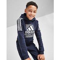 adidas Box Logo Hoodie Junior - Navy - Kids