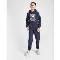 adidas Logo Print Joggers Junior - Navy - Kids