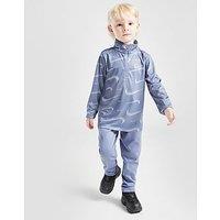 Nike Pacer All Over Print 1/4 Zip Tracksuit Children - Blue