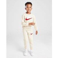 Nike Club Chenille Crew Tracksuit Children - Brown