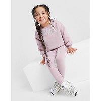 Nike Girls' Embroidered Shine Crew Tracksuit Infant - Purple