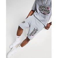 Supply & Demand Stencil Shorts - Grey - Mens