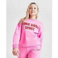 Pink Soda Sport Girls' Ripple Crew Sweatshirt Junior - pink
