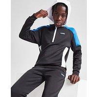 McKenzie Nova Poly 1/4 Zip Hoodie Junior - Black - Kids