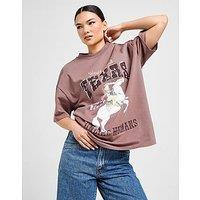 Unlike Humans Texas T-Shirt - Brown - Womens