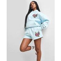 Unlike Humans Cactus Shorts - Blue - Womens