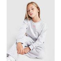 Under Armour Girls' Wide Leg Crew Tracksuit Children - Grey