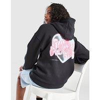 Supply & Demand Girls' Heart Overhead Hoodie Junior - Black
